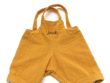 Personalised Overalls - Mustard Discount