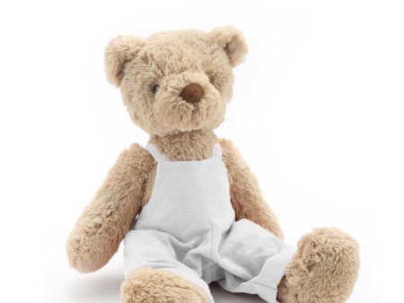 Personalised Bear - Honey Bear White Overalls For Sale