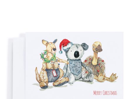 5 Pack of Aussie Xmas Gift Cards on Sale