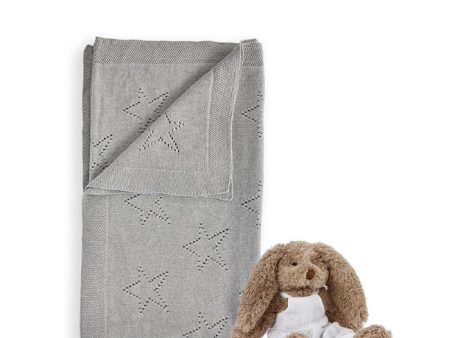 Personalised Blanket with Baby Bunny - White Hot on Sale