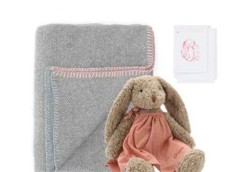 Personalised Bunny & Blankie Bundle - Pink Cheap