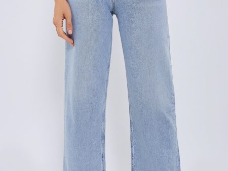 Groove High Rise Wide Leg Ren Jean For Sale