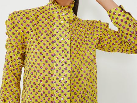 Yellow Magenta Wind Blouse on Sale