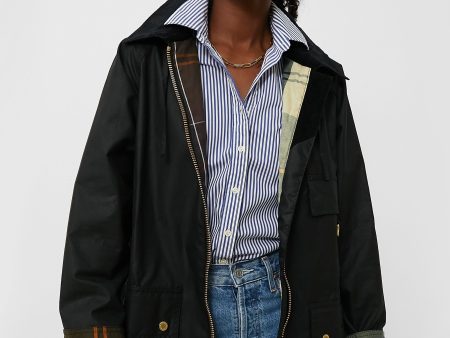 Black Highclere Wax Jacket Discount