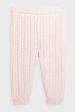 Delicate Pink Organic Cotton Sweater Pant Online Hot Sale