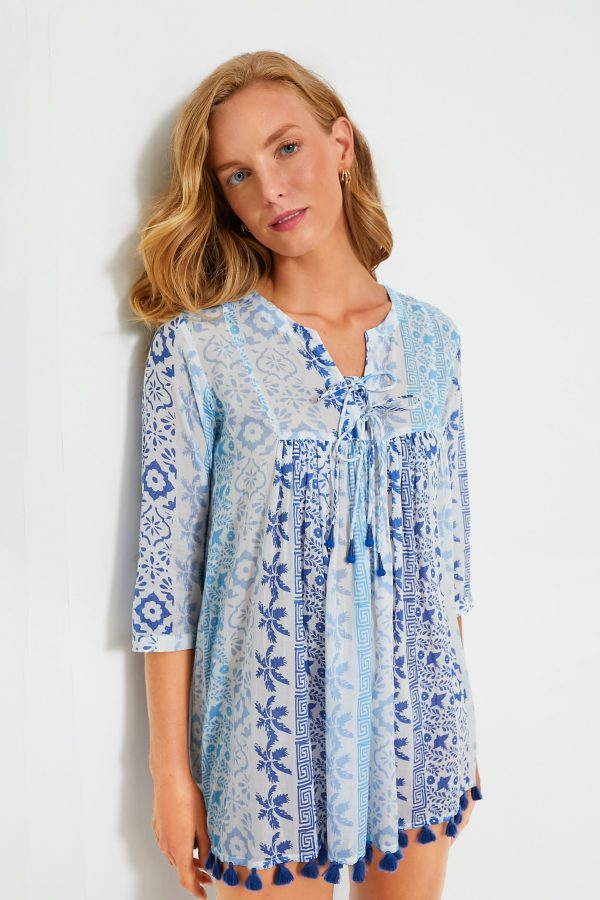 Blue Chichi Seychelles Short Tunic For Cheap