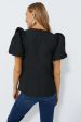 Black Jacquard Lyla Blouse on Sale