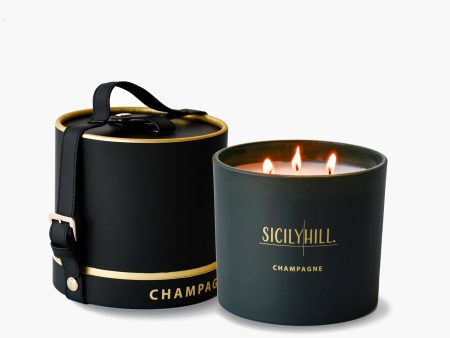 Champagne Triple Wick Candle Online Sale