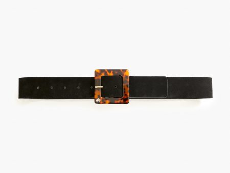 Tortoise Acetate Buckle Belt For Discount