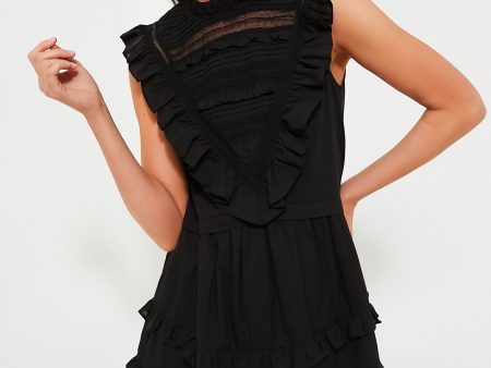 Black Cecilia Ruffle Dress Fashion