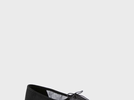 Black Mesh Landon Flats Sale