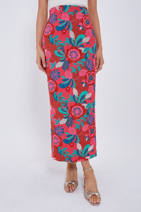 Orchard Blooms Nat B Skirt For Cheap