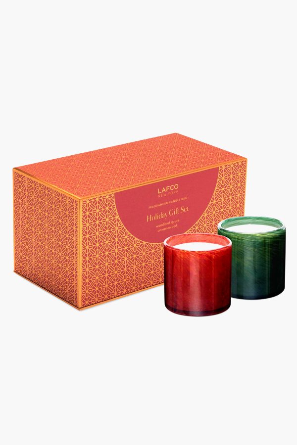 Classic Holiday Candle Duo For Cheap