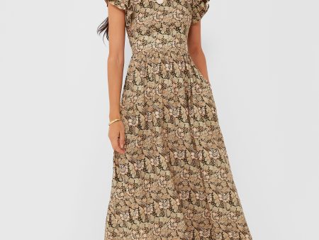 Tapestry Floral Martinelli Dress For Cheap