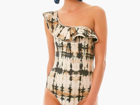 Desert Palm Tie Dye Printed Martina Maillot Sale