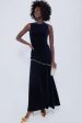 Navy Sole Velvet Dress Online