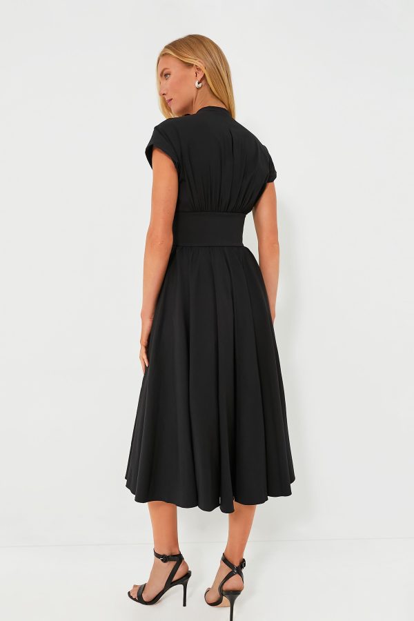 Black Bardello Midi Dress Sale