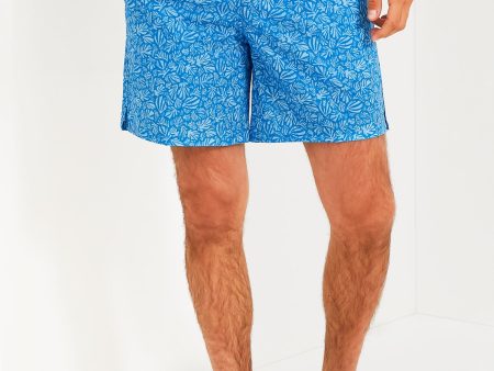 Blue Macaw Henri Botanical Swim Trunk For Cheap