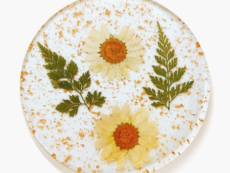 Pressed Flower Coasters Set of 4 Online