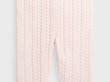 Delicate Pink Organic Cotton Sweater Pant Online Hot Sale