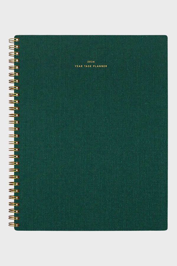 2024 Hunter Green Yearly Task Planner Cheap