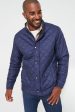 Navy Suffolk Quilted Travel Coat Cheap