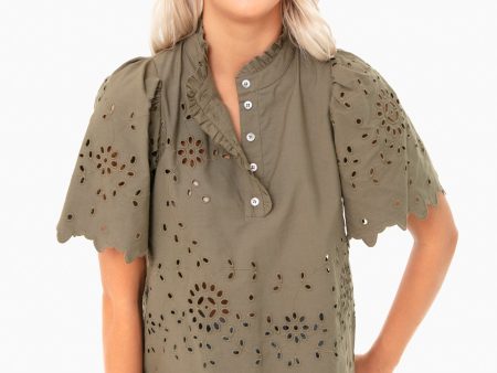 Army Fiona Short Sleeve Top Supply