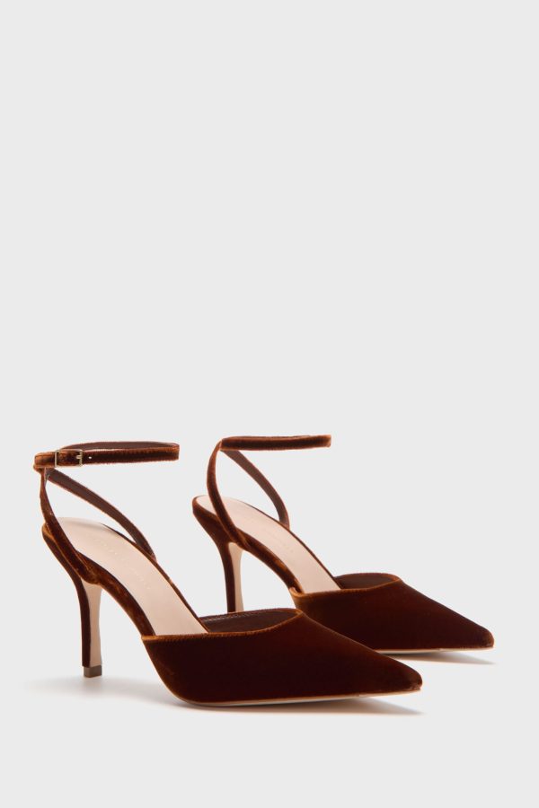 Sienna Velvet Jaden Heels on Sale