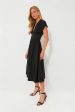 Black Bardello Midi Dress Sale