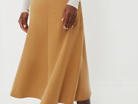 Camel Boushra Midi Skirt Online