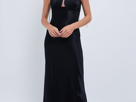 Black Tulip Maxi Dress Online