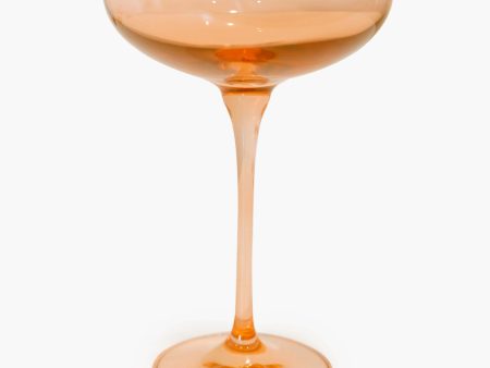 Blush Pink Champagne Coupe (Set of 6) For Discount