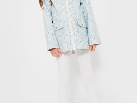 Blue Tulips Rafa Rain Coat For Cheap