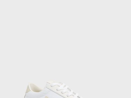 White Pierre Volley Sneakers For Discount