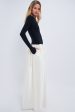 Black and Ivory Meringue Maxi Dress Online Sale