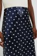 Navy Dotted Sequence Jily Skirt For Discount