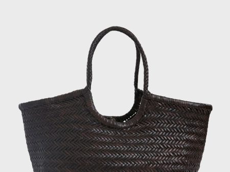 Dark Brown Big Nantucket Basket Online