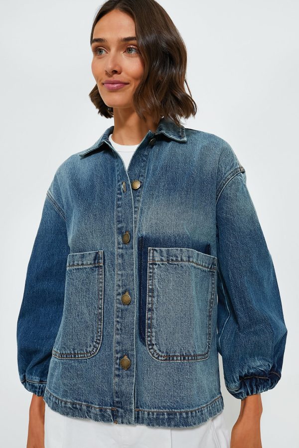 Road House Wash The Blouson Sleeve Chore Jacket Online Hot Sale