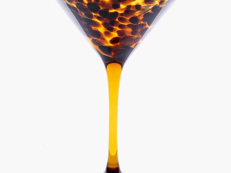 Puro Tortoiseshell Martini Glass Discount