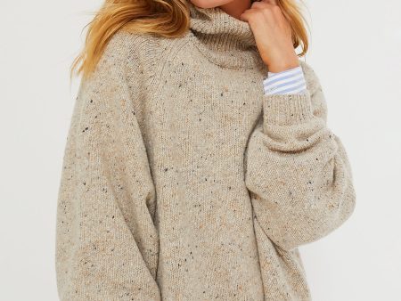 Beige Dotty Sweater Online