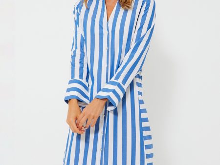 Aegean Stripe Jude Shirt Dress Sale