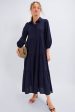 Navy Mabel Maxi Dress For Sale