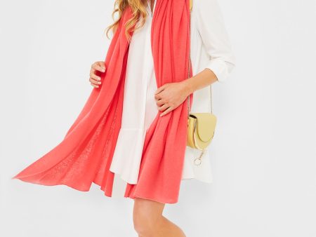 Gladiola Pink Cashmere Blanket Scarf Online