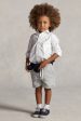 Little Boys White Long-Sleeve Oxford Button-Down Sportshirt Online Sale