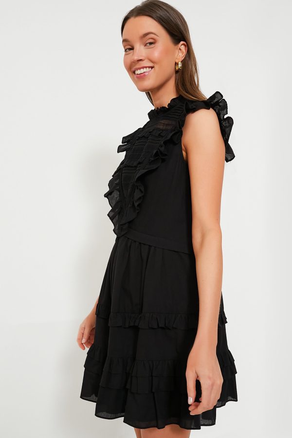 Black Cecilia Ruffle Dress Fashion