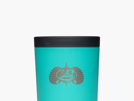 Teal Toadfish Anchor Non-tipping Cup Holder Hot on Sale