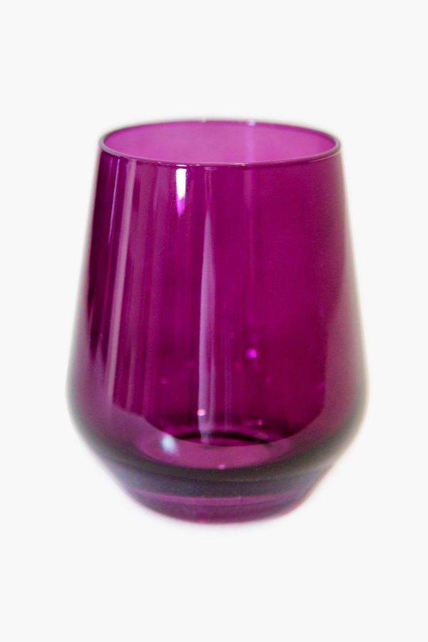 Amethyst Stemless Wine Glasses (Set of 6) Sale