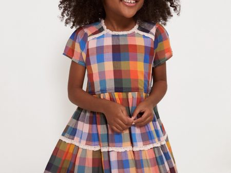 Technicolor Check Charlie Dress Discount