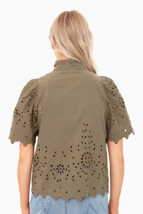 Army Fiona Short Sleeve Top Supply