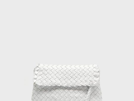 White Billie Flap Shoulder Bag For Sale